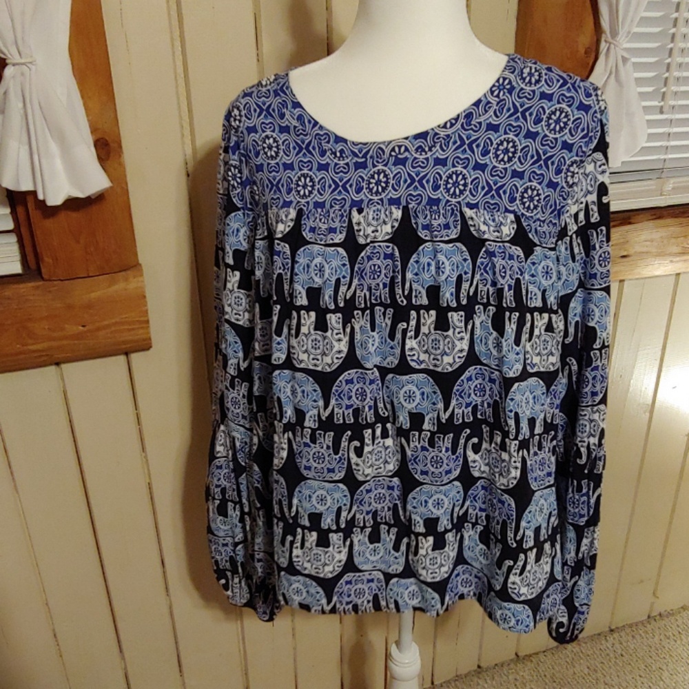 Crown & Ivy Boho Blouse